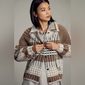 NVLT Women's Eyelash Coatigan Bomber Jacket